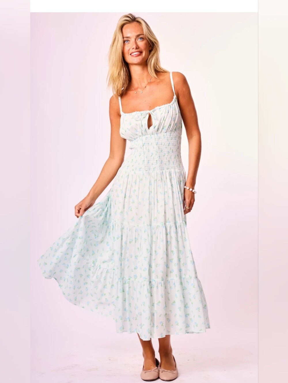NWT Amy Jane London Mae Midi Dress Size Medium